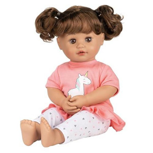 Adora My Cuddle & Coo Babies Collection, 15" Baby Doll In Sweet Powder Scent And 5 Touch Activated Sounds: She Cries, Coos, Giggles, Kisses Back & Says Momma Birthday Gift For Ages 3+ - Unicorn Magic