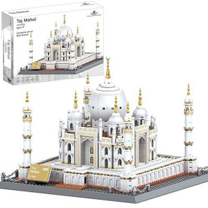 Apostrophe Games Taj Mahal Building Block Set (1,113 Pieces) India'S Taj Mahal Famous Landmark Series Model For Kids And Adults