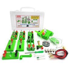 Eudax Physics Science Lab Learning Circuit Kit,Electricity Experiment Set,Building Circuits For Kids Junior Senior High School Students (Upgrade Kit)