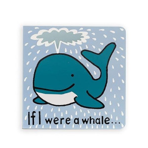 Jellycat If I Were A Whale: A Touch And Feel Board Book Children'S Book | Baby Gift