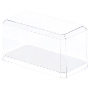 Pioneer Plastics 164Cd Clear Plastic Display Case For 1:64 Scale Cars (Mirrored), 3.5" W X 1.625" D X 1.75" H (Mailer Box), Pack Of 6