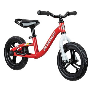 Schwinn Koen & Elm Toddler Balance Bike, 12-Inch Wheels, Kids Ages 1.5-4 Years Old, Rider Height 28-38-Inches, Training Wheels Not Included, Red