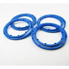 Titracing Blue Wheel Rim Bead Lock Ring Set Fit Hpi Rovan Baja 5B Ss King Motor