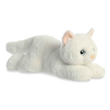 Aurora® White 12" Adorable Flopsie™ Kitty Stuffed Animal