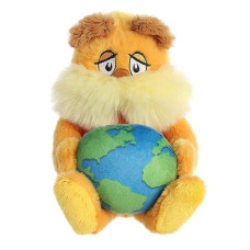 Aurora® Whimsical Dr. Seuss™ Lorax Planet Earth Stuffed Animal - Magical Storytelling - Literary Inspiration - Orange 11 Inches