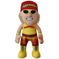 Bleacher Creatures Wwe Hulk Hogan 10" Plush Figure - A Wrestling Superstar For Play Or Display