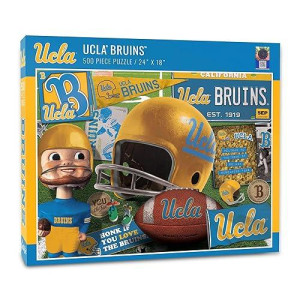 YouTheFan UCLA Bruins Retro Puzzle - 500 Pieces, Team Colors