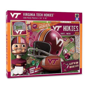 YouTheFan Virginia Tech Hokies 500-Piece Retro Puzzle