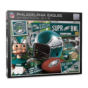 YouTheFan NFL Philadelphia Eagles 500-Piece Retro Puzzle