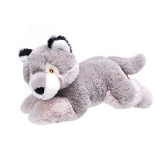 Wild Republic EcoKins Mini Wolf Plush Toy - 8 Inch, Eco Friendly