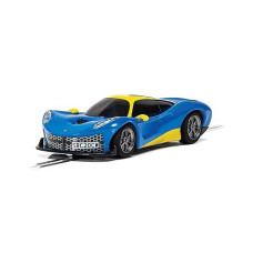 Scalextric Rasio C20 Blue And Yellow 1:32 Slot Race Car C4141