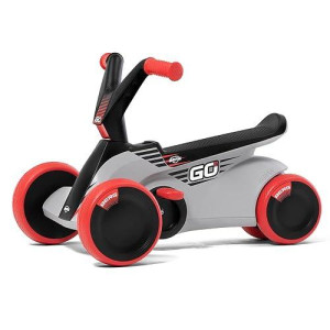 Berg Go² 2In1 Push Car Sparx Red | Ride On With Integrated Folding Pedal System, From Baby Walker To Toddler Ride On Toys, Balance Bike And Pedal Gokart, First Birthday Gift, For Ages 10-30 Months