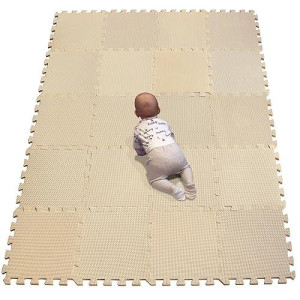 Yiminyuer® 20 Tiles (30Cm×30Cm×1Cm Each Tile) Baby Soft Puzzle Play Mats, Kids Thick Eva Foam Floor, Toddlers & Children'S Soft Interlocking Mat R03R10G301020