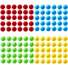 Hotusi 120Pcs Game Replacement Marbles Balls Compatible With Hungry Hungry Hippos