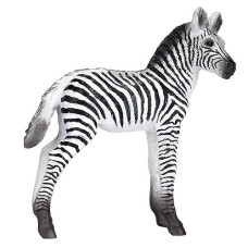 Mojo Zebra Foal Realistic International Wildlife Hand Painted Toy Figurine