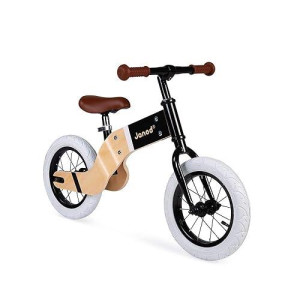 Janod Wooden Adjustable Deluxe Balance Bike - Ages 3+ - J03281