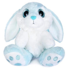 My OLi 8.5" Blue Plush Bunny Stuffed Animal for Kids