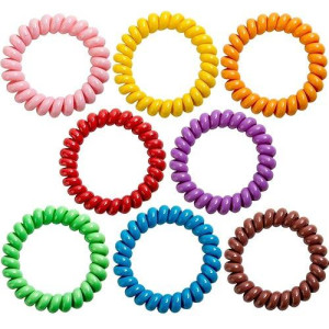 Yafang Sensory Bracelets For Autism, Adhd, Spd - Stretchy Coil Bracelets For Special Needs (8 Pack)