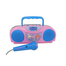 Sakar Peppa Pig Karaoke Machine with Radio & Microphone