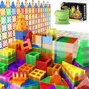 Soyee 102PCS Magnetic Building Blocks STEM Toy Set - Multicolor