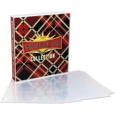 Unikeep Wwe Wrestlemania Themed Collectible Card Storage Binder - Comes With 20 Card Pages (Tartan)