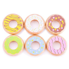 New Classic Toys Wooden Donuts Set - Color Perception Toy