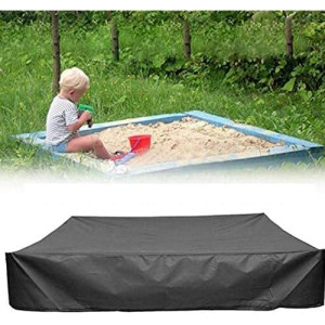 M Maius Sandbox Cover, Square Protective Cover For Sand And Toys Away From Dust And Rain, Sandbox Canopy With Drawstring, Sandpit Pool Cover