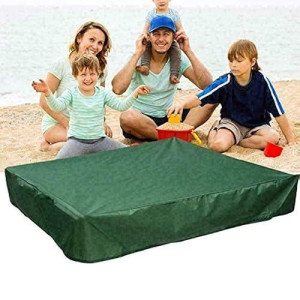 Maius Sandbox Cover, Square Protective Cover For Sand And Toys Away From Dust And Rain, Sandbox Canopy With Drawstring, Sandpit Pool Cover