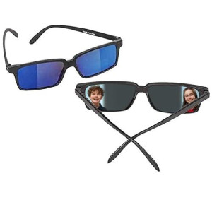 Zugar Land Top Secret Spy Glasses For Kids - Rear View Sunglasses. View Behind You! Detective Gadget. Perfect Party Favors. (3 Pack)