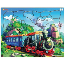 Just Smarty Train Puzzle For Boys And Girls | Train Puzzles For Kids Ages 3-5 | 31 Piece Train Puzzle For Kids | Toddler Train Puzzles Best Gift | Train Toys For Boys 4-7 | Large Pieces Train Puzzle