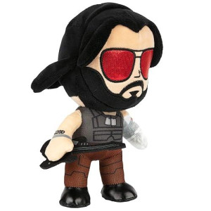 JINX Cyberpunk 2077 Johnny Silverhand Plush Toy, 8.