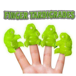 Mcphee Accoutrements Glow-In-The-Dark Finger Tardigrades 4 Piece Set