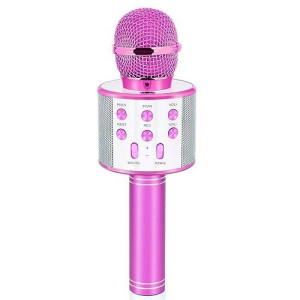 Dodosky Gifts For Girls Age 4-12, Karaoke Microphone Gifts For 4 5 6 7 8 9 10 11 12 Year Old Girls Toys For 4-12 Year Old Girls Birthday Gifts For 3-10 Year Old Girl - Purple