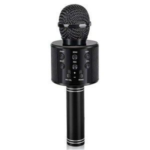 Dodosky Kids Toys Age 3-12, Karaoke Microphone For Kids Birthday Presents Gifts For 5 6 7 8 9 10 11 12 Year Old Girls Boys Toys For 4-11 Year Old Girl Boy Teen - Black