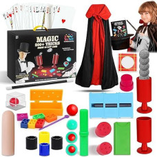 Toyvelt Magic Tricks Magic Set - Kids Magic Kit For Beginners With Over 200 Tricks And Instructions - Hours Of Fun And Learning - For Boys And Girls Ages 5, 6,7 And Up