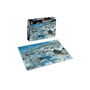 Toynk 500 Piece Jigsaw Puzzle - Scenic Spot Hotel Eigerblick