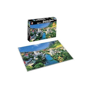 Toynk 500-Piece Jigsaw Puzzle - Stari Most Bridge, Multi-colored