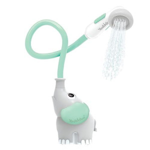 Yookidoo Elephant Bath Shower Head - Turquoise Water Pump