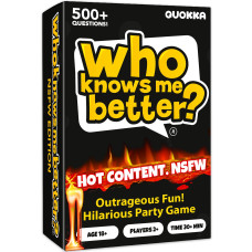 Quokka Who Knows Me Better? - Hot Content Edition - Teens & Family Card Trivia Game | Fun Learning & Educational Questions For Teens & Families