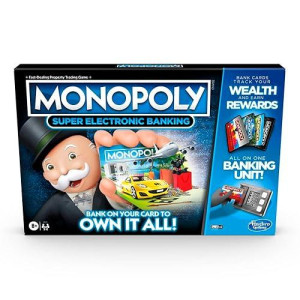 Monopoly Ultimate Rewards Family Board Game Cashless Electronic Banking Classic Gameplay With A Twist Property Trading Fas