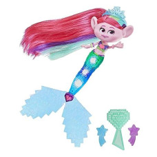 DREAMWORKS TROLLS Techno Mermaid Poppy Doll - 9 Inch