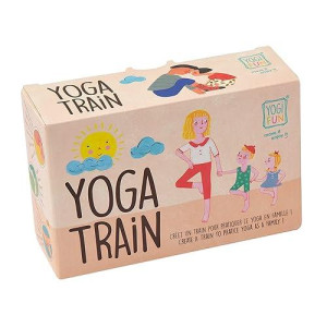 Yogi Fun - Yoga Train Game, Mindfulness Cards For Kids And Adults, Fun Game, Family Yoga Game