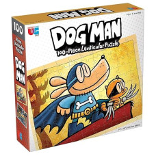 University Games Dog Man Adventures 100-Piece Puzzle, Multi