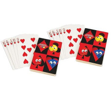 LEARNING ADVANTAGE Giant Playing Cards, Multi, 2 Packs