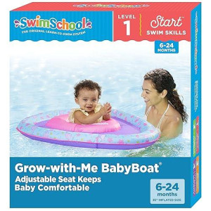 SwimSchool Lil’ Narwhal Baby Pool Float - 6-24 Months