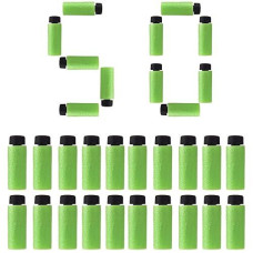 Worker 50Pcs Stefan 36Mm Short Darts For Modified Nerf Toy Color (Green Black)