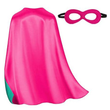 Irolewin Kids-Superhero-Cape And Mask For Boys-Girls Super Hero Dress-Up Costumes As Children Birthday Party Gifts Favors