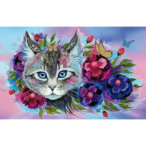 Ravensburger'S Cat Eye Puzzle - 200-Piece Jigsaw Puzzle For All Ages | Unique Softclick Technology | Vibrant, Glare-Free Imagery | Sustainable Fsc Certified Materials