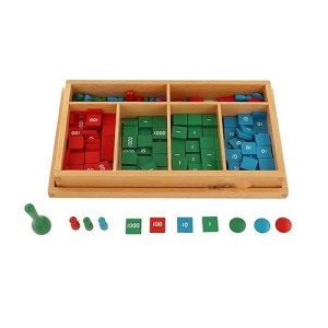 Yanhan Montessori Stamp Game Professional Version Math Material Kids Early Development Wooden Toy School Teaching Aids