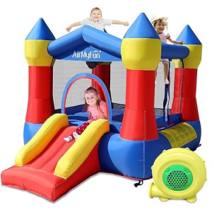 Airmyfun Toddler Bounce House With Blower For Kids 3-8, Inflatable Bouncy Jumping Castle With Slide, Indoor/Outdoor Jump Bouncer House, 82011A